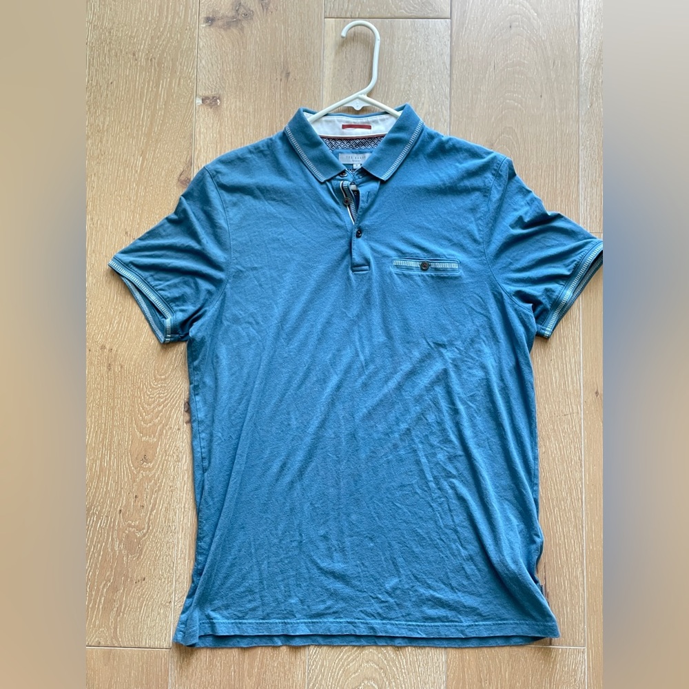 Vintage Blue Polo Ted Baker XL Size 5